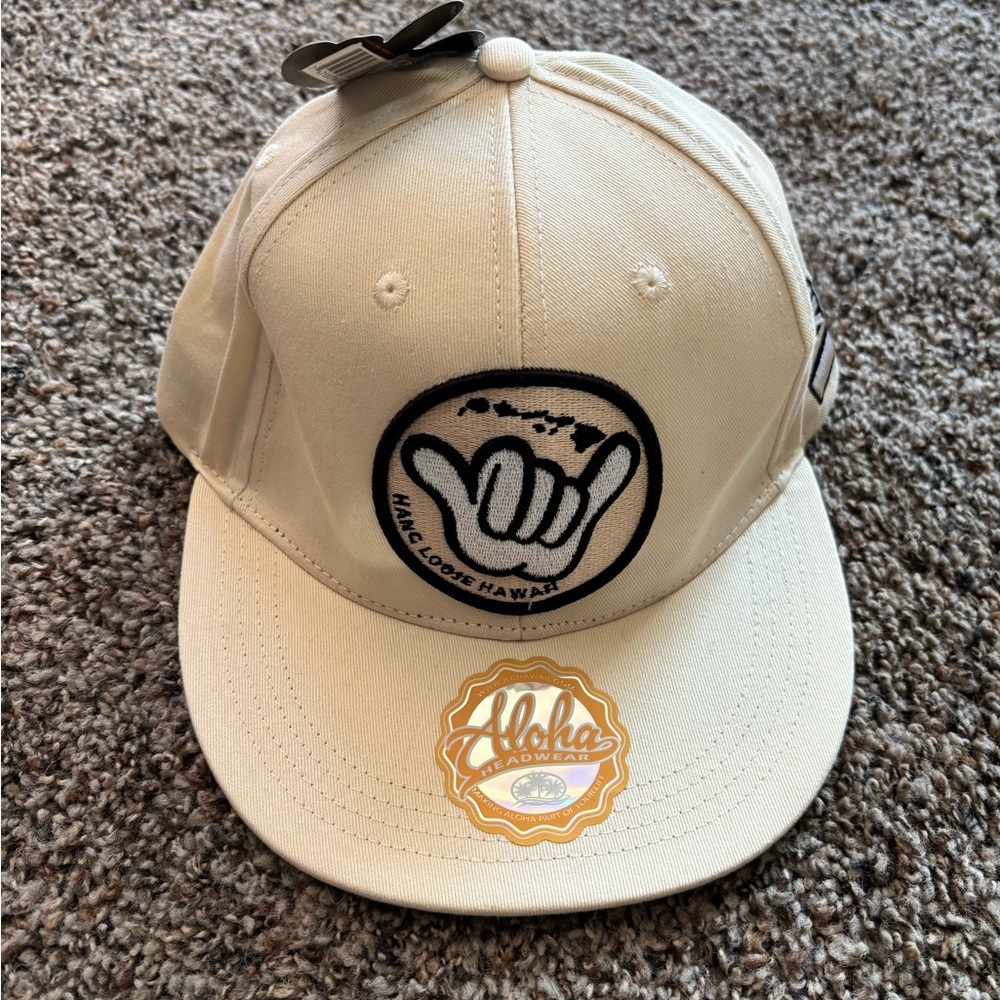 Cream Aloha Cap